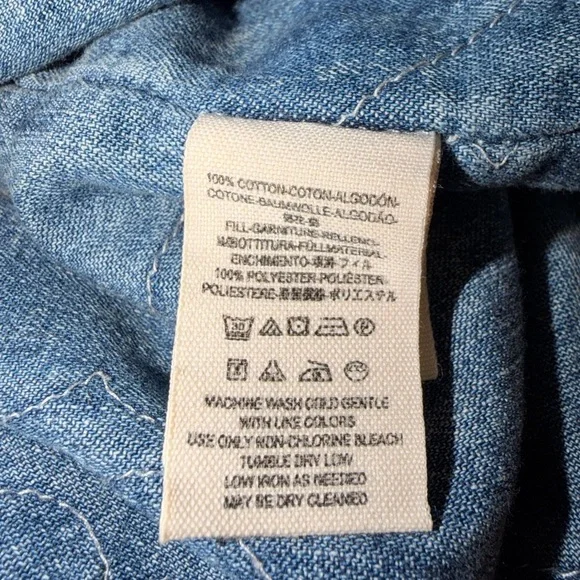 Free People Reversible Quilted Jacket – Boho Floral Print Zip Front - Size S - Picture 10 of 11